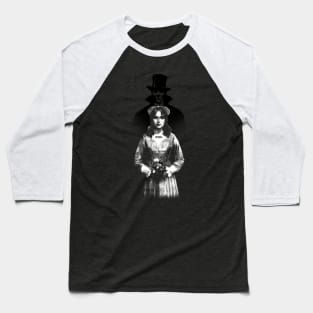 Foreboding Portrait Baseball T-Shirt